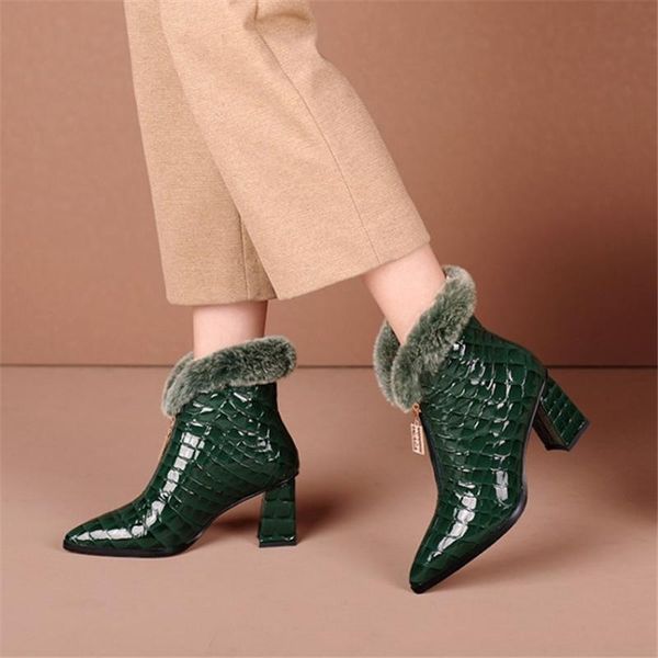 boots pxelena natural fur genuine leather snow women 2021 winter warm soft dress office lady shoes plus size 34-41, Black
boots pxelena natural fur genuine leather snow women 2021 winter warm soft dress office lady shoes plus size 34-41, Black