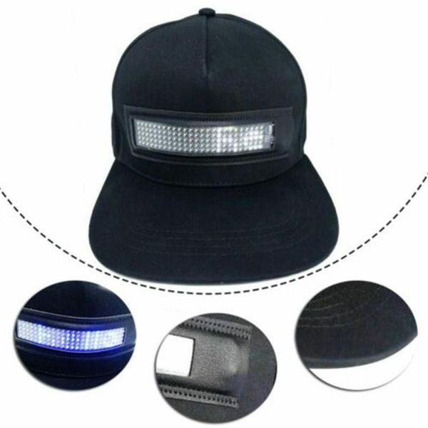 outdoor hats led light up hat colorful cap cool with screen waterproof smartphone controlled ncm99, Black;white
outdoor hats led light up hat colorful cap cool with screen waterproof smartphone controlled ncm99, Black;white