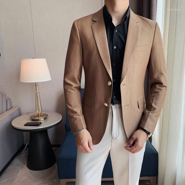 men's suits & blazers brand 2021 men british solid color wedding business casual suit jacket streetwear social formal dress coat costum, White;black
men's suits & blazers brand 2021 men british solid color wedding business casual suit jacket streetwear social formal dress coat costum, White;black