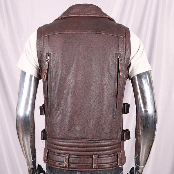 men's vests 2021 black motorcycle style genuine leather vest men plus size 4xl real natural cowhide autumn slim fit short biker coat, Black;white
men's vests 2021 black motorcycle style genuine leather vest men plus size 4xl real natural cowhide autumn slim fit short biker coat, Black;white