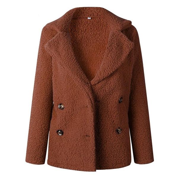 women's fur & faux discvry 2021 casual teddy coat winter fleece plus size warm thick jacket women pockets plush overcoat outwear, Black
women's fur & faux discvry 2021 casual teddy coat winter fleece plus size warm thick jacket women pockets plush overcoat outwear, Black