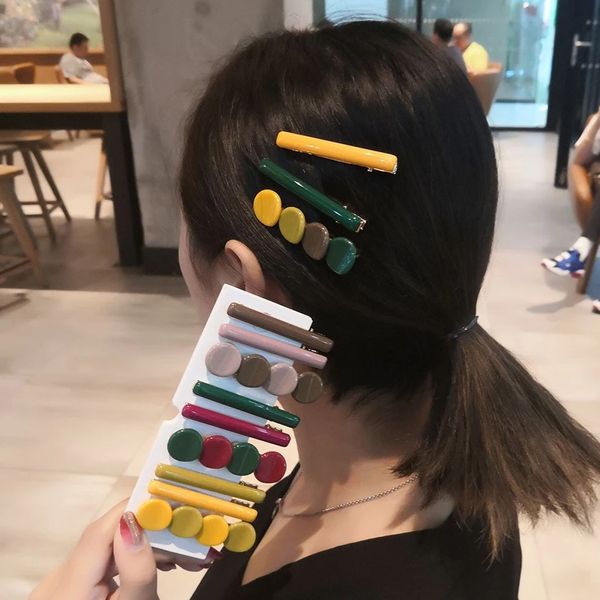 3pcs/set geometric colored beans hairpins candy color hair clips bb clip set girls barrettes women hair accessories, Golden;silver
3pcs/set geometric colored beans hairpins candy color hair clips bb clip set girls barrettes women hair accessories, Golden;silver
