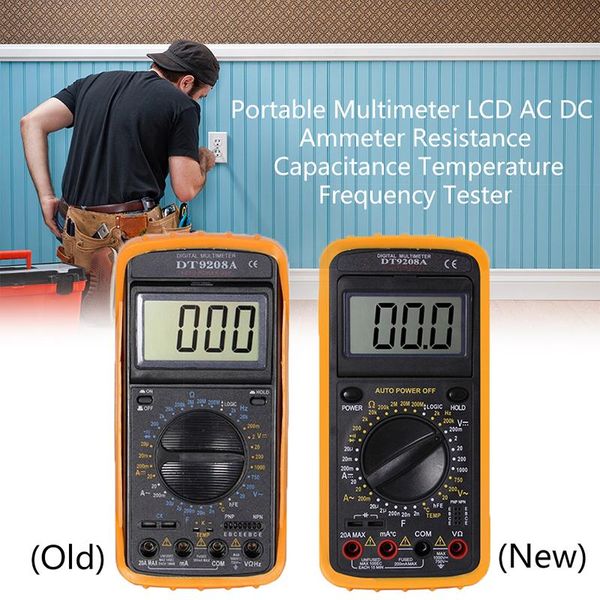 multimeters portable multimeter lcd ac dc ammeter resistance capacitance temperature frequency tester
multimeters portable multimeter lcd ac dc ammeter resistance capacitance temperature frequency tester