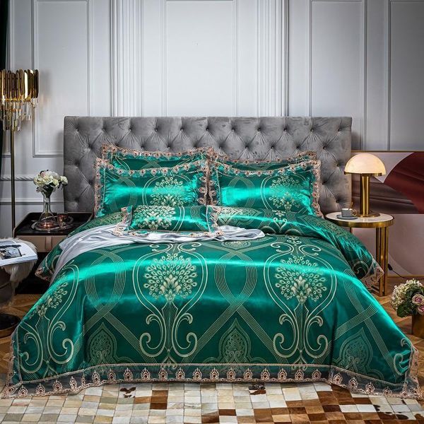 bedding sets vintage jacquard lace duvet cover set ultra soft brushed microfiber 4pcs with 1bed sheet +1duvet cover+2 pillowcases
bedding sets vintage jacquard lace duvet cover set ultra soft brushed microfiber 4pcs with 1bed sheet +1duvet cover+2 pillowcases