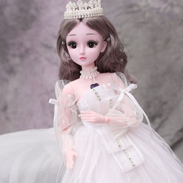 60 cm beautiful princess doll with dress clothes 1/3 BJD doll 20 joint beautiful golden princess hair new gift for girl
60 cm beautiful princess doll with dress clothes 1/3 BJD doll 20 joint beautiful golden princess hair new gift for girl