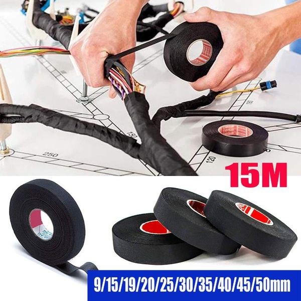 professional hand tool sets 15 meter heat-resistant flame retardant tape coroplast adhesive cloth for car cable harness wiring loom protecti
professional hand tool sets 15 meter heat-resistant flame retardant tape coroplast adhesive cloth for car cable harness wiring loom protecti