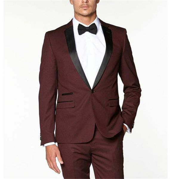 men's suits & blazers burgundy men two piece black notched lapel one button blazer suit skinny groom mens tuxedos (jackets+pants), White;black
men's suits & blazers burgundy men two piece black notched lapel one button blazer suit skinny groom mens tuxedos (jackets+pants), White;black