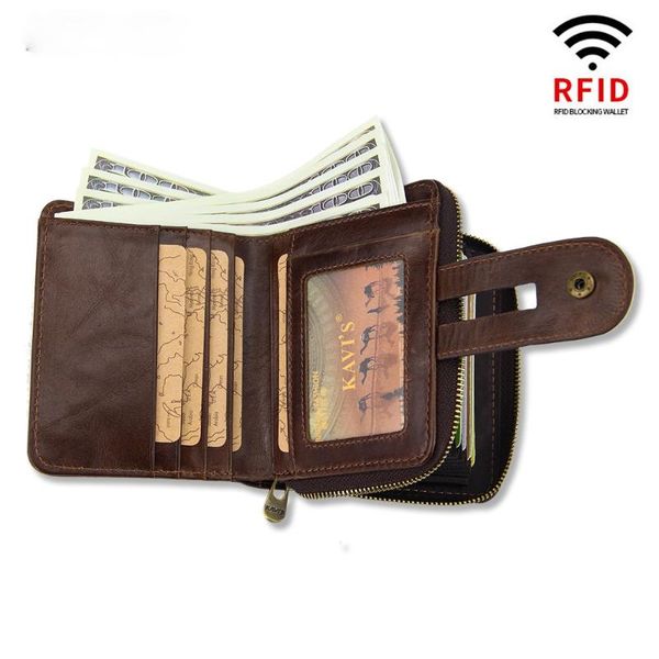fashion head leather men's wallet short multi function card buckle wallets, Red;black
fashion head leather men's wallet short multi function card buckle wallets, Red;black
