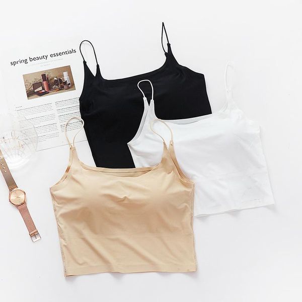 bustiers & corsets ice silk bras for women tank crop seamless bralette underwear beauty back sports lingerie padded cropped female, Black;white
bustiers & corsets ice silk bras for women tank crop seamless bralette underwear beauty back sports lingerie padded cropped female, Black;white