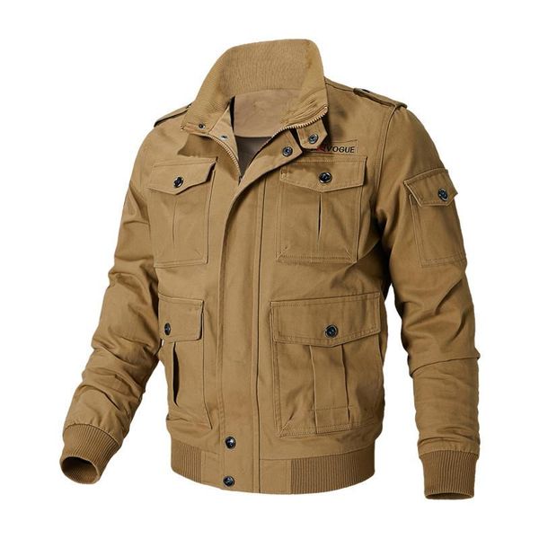 men's jackets bomber male spring autumn casual solid jacket men cotton windbreaker zipper coat, Black;brown
men's jackets bomber male spring autumn casual solid jacket men cotton windbreaker zipper coat, Black;brown