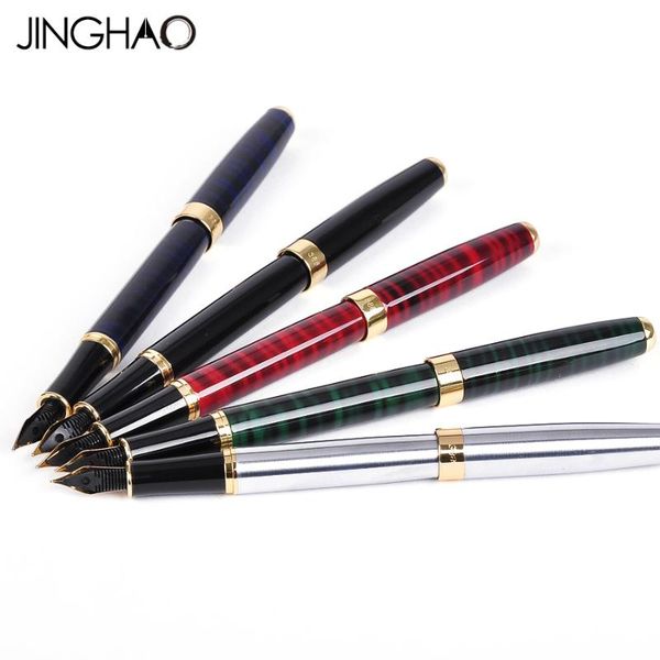 fountain pens jinghao metal black pen f nib ink school & office supplies stationery elegant for writing gift
fountain pens jinghao metal black pen f nib ink school & office supplies stationery elegant for writing gift