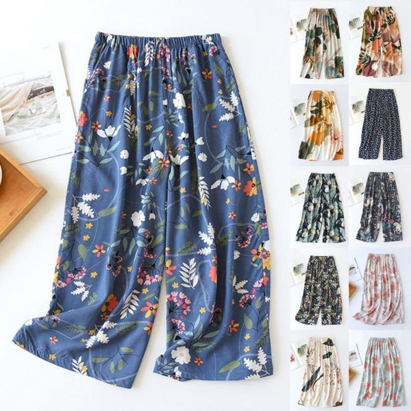 women's pants & capris wide loose women trousers leg floral print trouser home straight casual cropped streetwear, Black;white
women's pants & capris wide loose women trousers leg floral print trouser home straight casual cropped streetwear, Black;white
