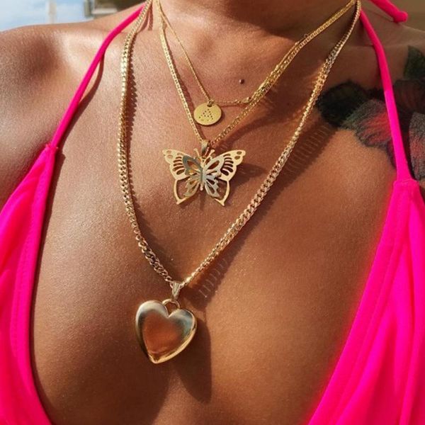 pendant necklaces vintage multilayer hollow flower heart necklace women fashion exaggerated geometric jewelry kolye yn1134, Silver
pendant necklaces vintage multilayer hollow flower heart necklace women fashion exaggerated geometric jewelry kolye yn1134, Silver