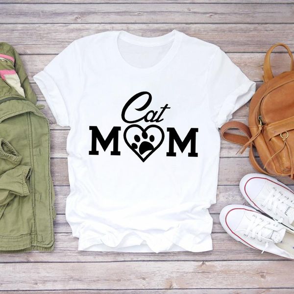 women's t-shirt women printing cartoon cat mom pet kawaii style 90s ladies print lady t-shirts womens stylish t shirt girl tee, White
women's t-shirt women printing cartoon cat mom pet kawaii style 90s ladies print lady t-shirts womens stylish t shirt girl tee, White