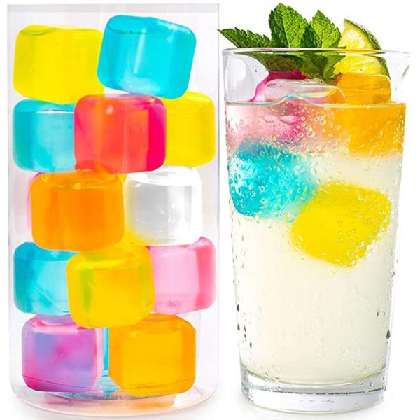baking moulds 10 pcs pe reusable cubes colorful chilling squares stones filled with pure water non diluting ice easy to chill beverage
baking moulds 10 pcs pe reusable cubes colorful chilling squares stones filled with pure water non diluting ice easy to chill beverage