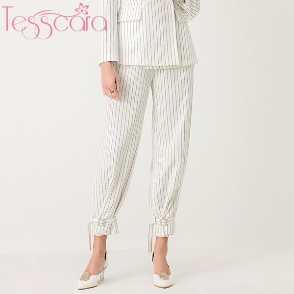 women's pants & capris tesscara women runway designer elegant stripe office party fashion white bottoms trousers harem pant, Black;white
women's pants & capris tesscara women runway designer elegant stripe office party fashion white bottoms trousers harem pant, Black;white