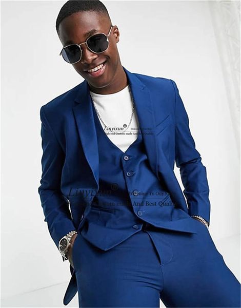men's suits & blazers casual dark blue men 3 pieces slim fit wedding tuxedos groom prom blazer terno masculino costume homme jacket+pan, White;black
men's suits & blazers casual dark blue men 3 pieces slim fit wedding tuxedos groom prom blazer terno masculino costume homme jacket+pan, White;black