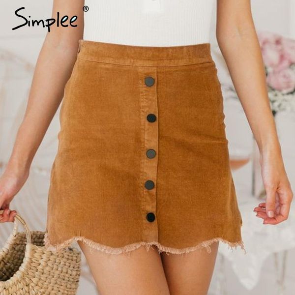 skirts simplee skinny corduroy women mini skirt high waist buttons elastic fringe winter autumn solid streetwear slim, Black
skirts simplee skinny corduroy women mini skirt high waist buttons elastic fringe winter autumn solid streetwear slim, Black