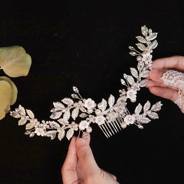 other slbridal handmade golden rhinestone crystal flower wedding hair comb bridal headdress accessories women bridesmaids jewelry, Golden;white
other slbridal handmade golden rhinestone crystal flower wedding hair comb bridal headdress accessories women bridesmaids jewelry, Golden;white