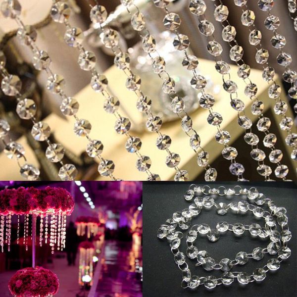 party decoration 14mm wedding crystals acrylic octagonal beads string prisms garland chandelier hanging curtain for home
party decoration 14mm wedding crystals acrylic octagonal beads string prisms garland chandelier hanging curtain for home