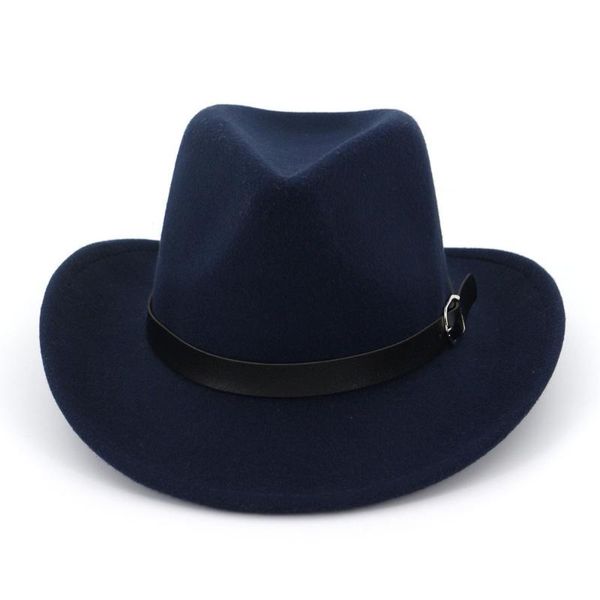 wide brim hats western cowboy woolen hat fedora jazz cap with strap beach sun couple big bowler 56-58cm, Blue;gray
wide brim hats western cowboy woolen hat fedora jazz cap with strap beach sun couple big bowler 56-58cm, Blue;gray
