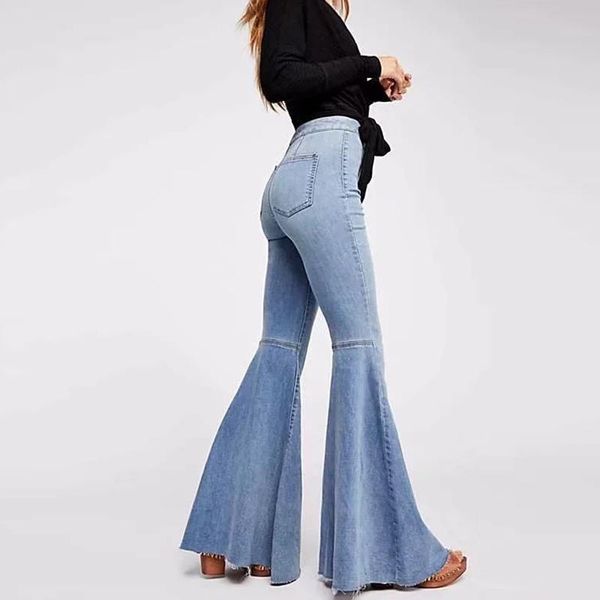 women's jeans high waist flare pants 2021 autumn winter casual clothes women streetwear trousers black blue denim for ladies
women's jeans high waist flare pants 2021 autumn winter casual clothes women streetwear trousers black blue denim for ladies