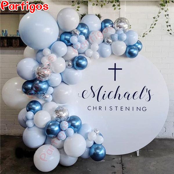 100pcs macaron pastel blue white metallic blue balloon arch garland wedding birthyday baby shower party background decor globos
100pcs macaron pastel blue white metallic blue balloon arch garland wedding birthyday baby shower party background decor globos