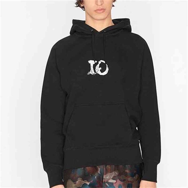 2021 autumn new men's and women's hoodie cotton fabric white mixed pattern embroidered fashion casual top, Black
2021 autumn new men's and women's hoodie cotton fabric white mixed pattern embroidered fashion casual top, Black