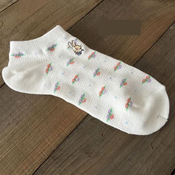 llA piffe rabbit series small boat hosiery and floral cotton women's mesh shallow mouth breathable boat women's socks cotton socks, Black;white
llA piffe rabbit series small boat hosiery and floral cotton women's mesh shallow mouth breathable boat women's socks cotton socks, Black;white