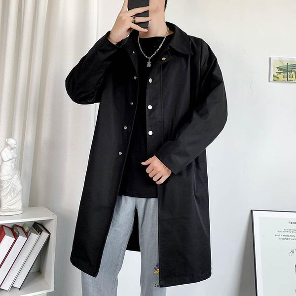 men's trench coats -3xl plus size waterproof jacket lightweight outdoor long coat for men sleeve korean fashion streetwear clothing, Tan;black
men's trench coats -3xl plus size waterproof jacket lightweight outdoor long coat for men sleeve korean fashion streetwear clothing, Tan;black