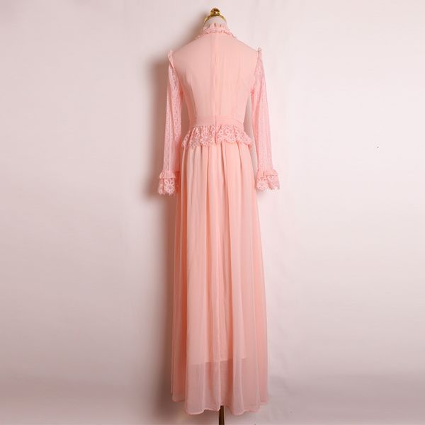 dress elegant seqinyy 2021 summer fashion design feminine sleeve long sleeves frilly maxi georgie plissado, Black;gray
dress elegant seqinyy 2021 summer fashion design feminine sleeve long sleeves frilly maxi georgie plissado, Black;gray