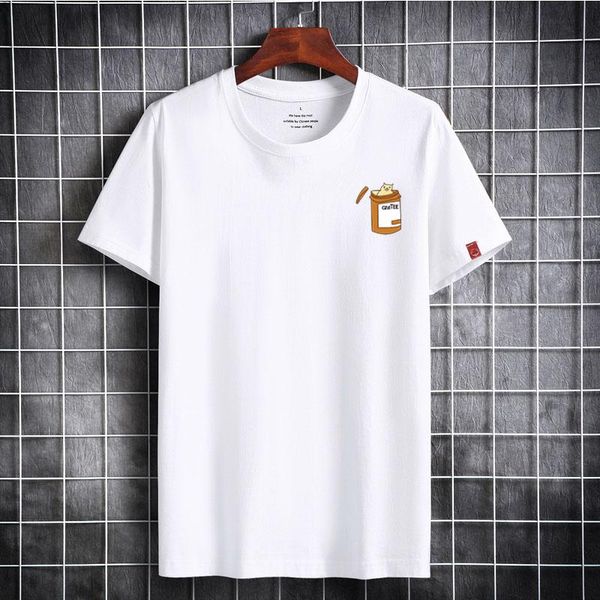 men's t-shirts t-shirt men cotton tee short sleeves oversized printed tshirt 2021 summer solid causal o-neck clothing, White;black
men's t-shirts t-shirt men cotton tee short sleeves oversized printed tshirt 2021 summer solid causal o-neck clothing, White;black