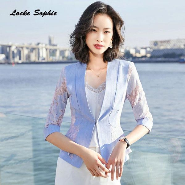 women's suits & blazers plus size coats 2021 summer cotton lace middle sleeve hollow small jackets ladies skinny, White;black
women's suits & blazers plus size coats 2021 summer cotton lace middle sleeve hollow small jackets ladies skinny, White;black