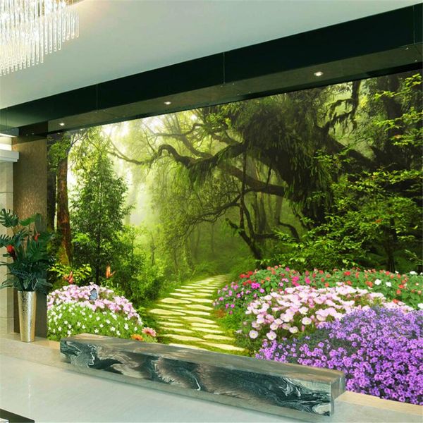 fresh original forest path 3d tv background custom large mural green silk cloth wallpaper papel de
fresh original forest path 3d tv background custom large mural green silk cloth wallpaper papel de