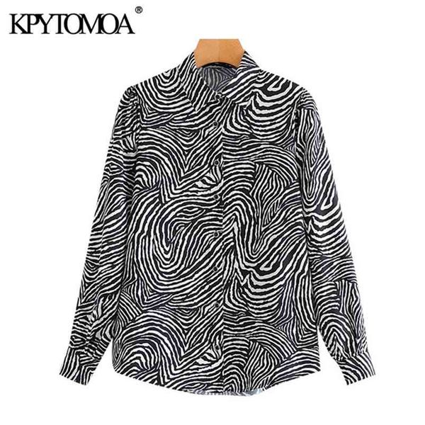 women fashion zebra print button-up blouses long sleeve animal pattern female shirts blusas chic 210420, White
women fashion zebra print button-up blouses long sleeve animal pattern female shirts blusas chic 210420, White