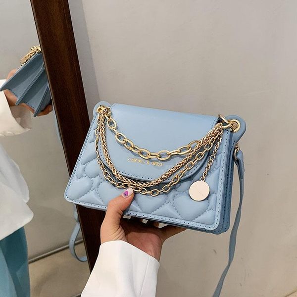 spring/summer 2021 rhombic chain small square bag candy-colored fashion designer personality shoulder messenger duffel bags
spring/summer 2021 rhombic chain small square bag candy-colored fashion designer personality shoulder messenger duffel bags