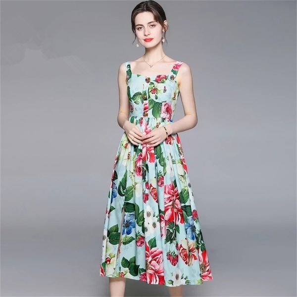 fashion runway summer dress women's bow spaghetti strap backless porcelain floral print long 210603, Black;gray
fashion runway summer dress women's bow spaghetti strap backless porcelain floral print long 210603, Black;gray