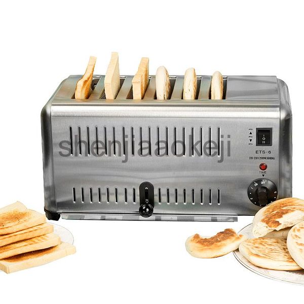 ets-6 household stainless steel toaster 6 slice commercial 6-slicer electric bread machine 220-240v 1800w 1pc makers
ets-6 household stainless steel toaster 6 slice commercial 6-slicer electric bread machine 220-240v 1800w 1pc makers