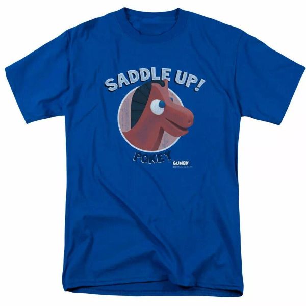 gumby saddle up logo t shirt pokey mens licensed classic tv show royal blue, White;black
gumby saddle up logo t shirt pokey mens licensed classic tv show royal blue, White;black