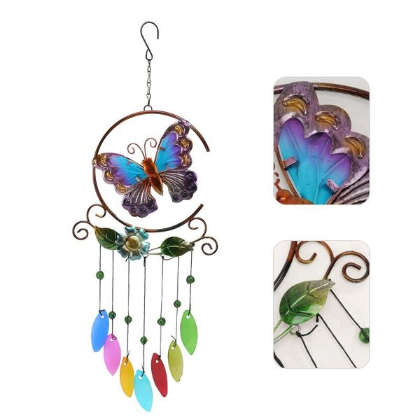 decorative objects & figurines 1pc windbell garden wind chime pendant ironwork artware
decorative objects & figurines 1pc windbell garden wind chime pendant ironwork artware