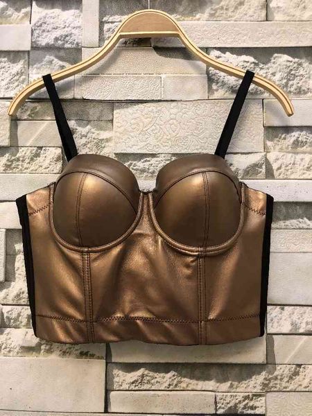 women's tanks & camis pu leather strap pure color summer stretch korean bustier bra cropped d239 6btc, White
women's tanks & camis pu leather strap pure color summer stretch korean bustier bra cropped d239 6btc, White