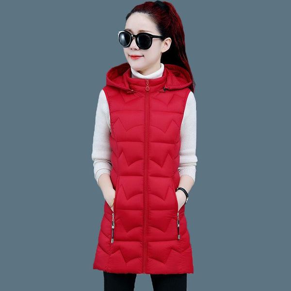 women's vests women waistcoat wild outer wear autumn and winter mid-length slim large size sleeveless jacket, Black;white
women's vests women waistcoat wild outer wear autumn and winter mid-length slim large size sleeveless jacket, Black;white