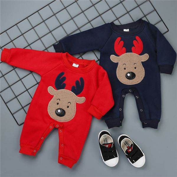children's clothing newborn baby autumn spring winter christmas children thicken fleece cartoon animal long sleeves romper kids xmas cl, Blue
children's clothing newborn baby autumn spring winter christmas children thicken fleece cartoon animal long sleeves romper kids xmas cl, Blue