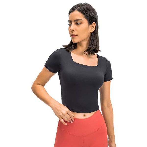 yoga outfit 2021 fitness u-neck sports short sleeves tights women's t-shirts crop female vest slim running gym clothing
yoga outfit 2021 fitness u-neck sports short sleeves tights women's t-shirts crop female vest slim running gym clothing