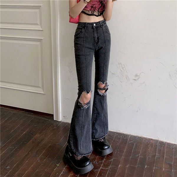 women's jeans women street ripped gray flare baggy hole wide lege blue frayed denim pants vintage high waist cut bell bottoms
women's jeans women street ripped gray flare baggy hole wide lege blue frayed denim pants vintage high waist cut bell bottoms