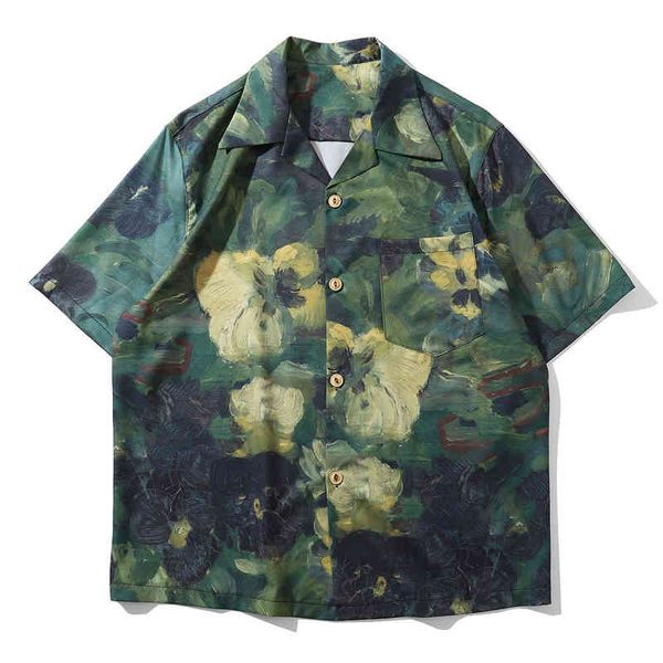 painting print shirts men short sleeve casual shirt summer beach holiday hawaii floral camisas flower vacation hawaiian camisa 210524, White;black
painting print shirts men short sleeve casual shirt summer beach holiday hawaii floral camisas flower vacation hawaiian camisa 210524, White;black