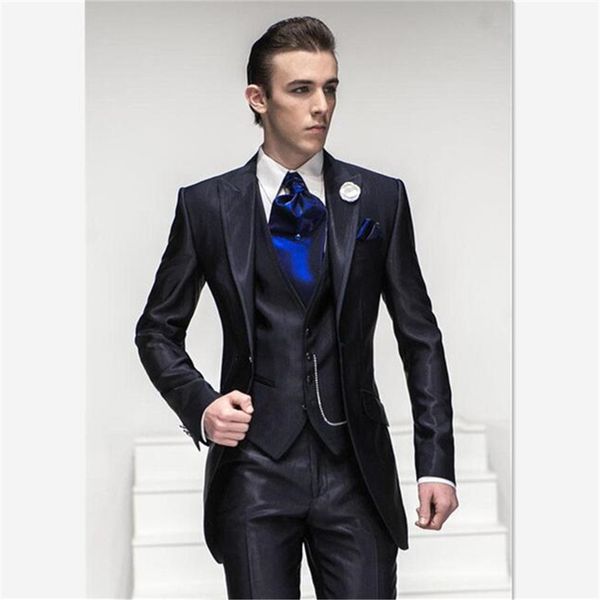 men's suits & blazers navy fiance formal prom tailcoat male suit tuxedo custom-made business 3-piece (jacket + pants vest) hombre, White;black
men's suits & blazers navy fiance formal prom tailcoat male suit tuxedo custom-made business 3-piece (jacket + pants vest) hombre, White;black
