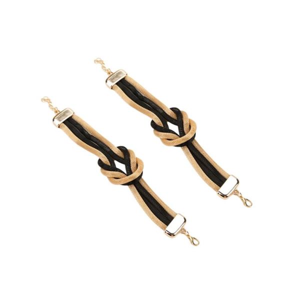 2pcs bohemian style bracelet minimalist fashion wristband woven knot wrist accessory jewelry decoration for black golden charm bracelets, Golden;silver
2pcs bohemian style bracelet minimalist fashion wristband woven knot wrist accessory jewelry decoration for black golden charm bracelets, Golden;silver