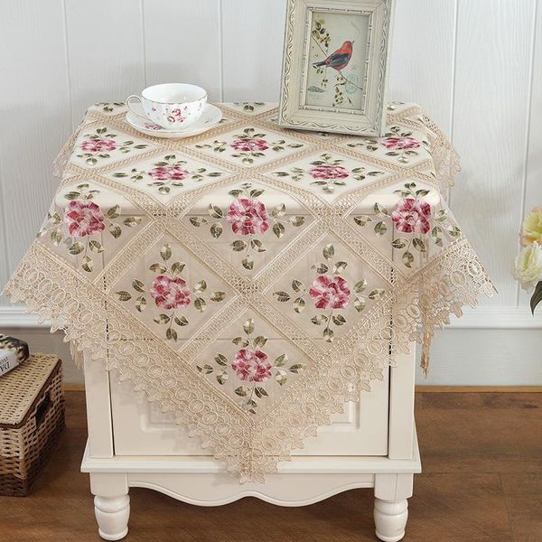 table cloth korean pastoral lace embroidered tablecloth multifunctional dust-proof bedside cabinet cover wedding party decoration
table cloth korean pastoral lace embroidered tablecloth multifunctional dust-proof bedside cabinet cover wedding party decoration