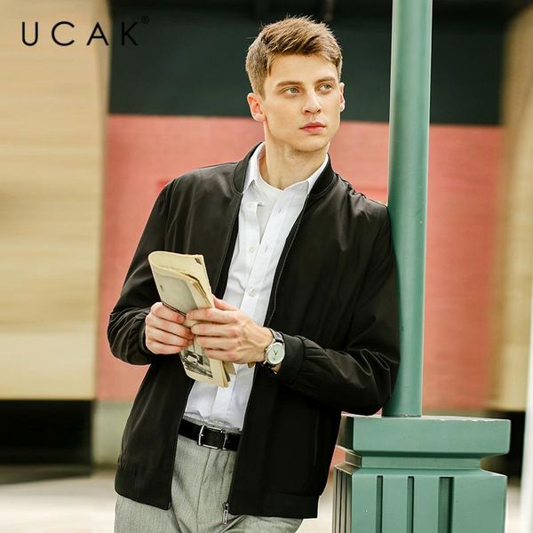men's jackets ucak brand 2021 autumn streetwear solid color men clothing classic casual jacket coat plus size clothes u8204, Black;brown
men's jackets ucak brand 2021 autumn streetwear solid color men clothing classic casual jacket coat plus size clothes u8204, Black;brown